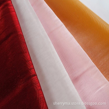 multicolor popular useful organza bridal fabric